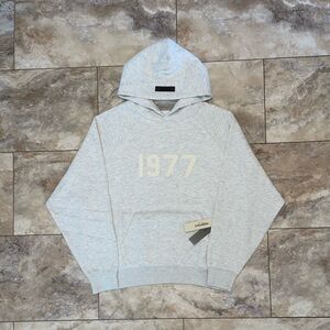 Fear of God Essentials Essentials 1977 Hoodie Light Oatmeal Size Small